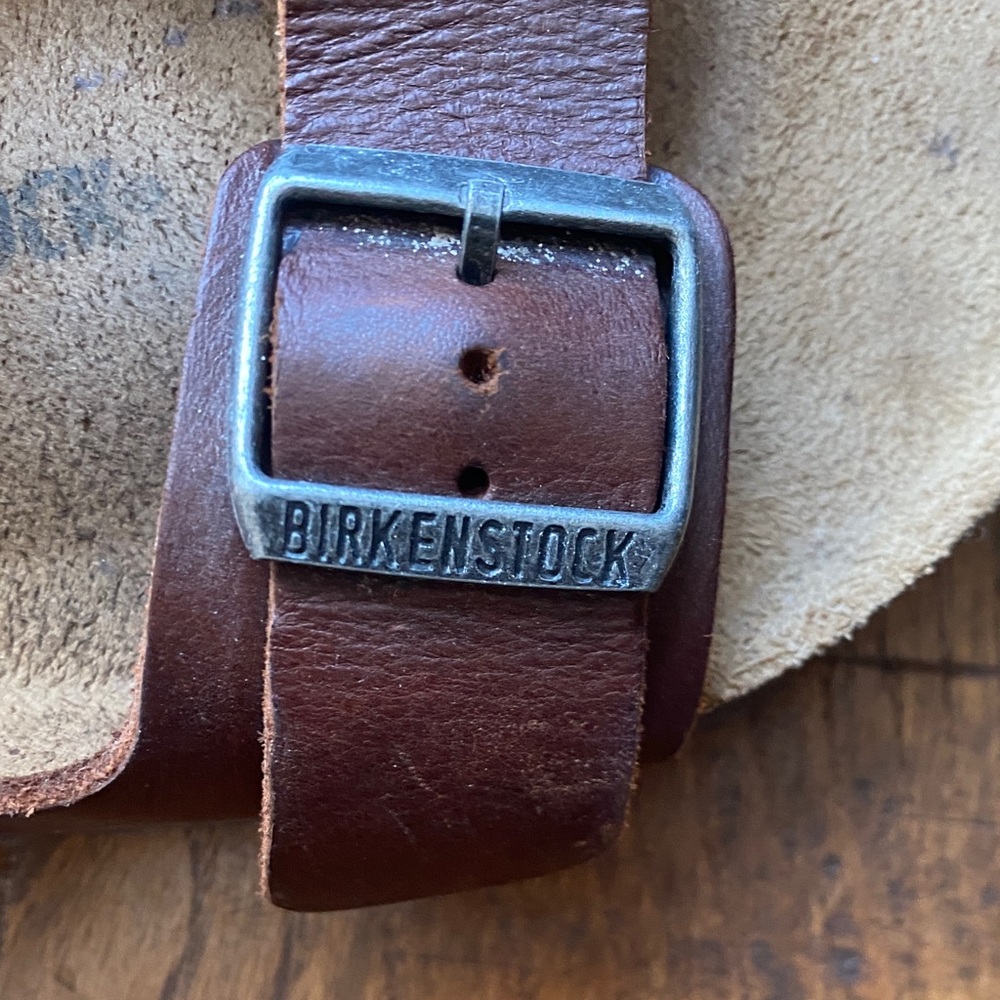 Men’s Brown Leather Birkenstocks - Picture 4 of 4